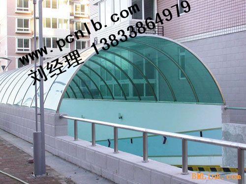 西安地下车库出入口阳光板雨篷（雨棚）